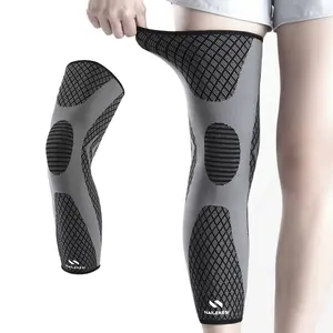1pc Full Leg Compression Sleeves for Men And Women Long Knee Brace Support Sports Knee Sleeve for Basketball, Running, Workout, Cycling, Sport