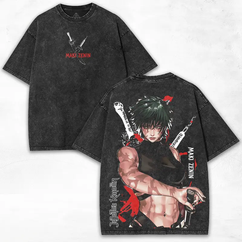 Frieren: Beyond Journey's End Oversized Washed Tee - 260GSM