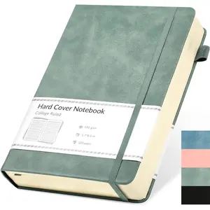 A5 PU Leather Cover Notebook, 1 Count 320 Pages Thick Diary Notebook, Hardcover Journal, Office Stationery & Supplies College Essentials for Home School Office