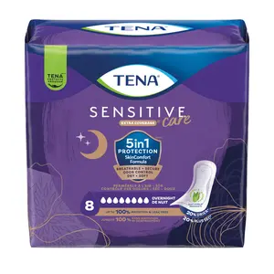 TENA Women's Sensitive Care Extra Coverage Overnight Pads