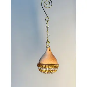 NDST Hanging Air Diffuser - FULL Bling NDST Diffuser Bottle (Silver & Gold)