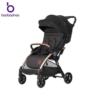 [tiktokshopmemorialday] Baobaohao BA1 Lightweight Portable Baby Stroller, One-Button Folding, Sit or Lie Design, Four-Wheel Shock Absorption, High-View Travel Stroller