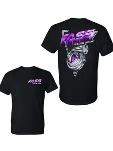 Diesel Fuel System T-Shirt, Round Neck, Neon Turbo Graffiti Design, Vintage Style Casual Graphic Tee, Ideal Gift for Diesel Enthusiasts