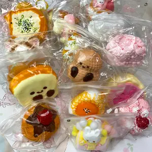 1PCS\Handmade Surprise gift.New Sticky Food Taba/Mochi Soft Squishy Bag Color Fidget Set mold able Animal Toys  mothersdaygift-T5