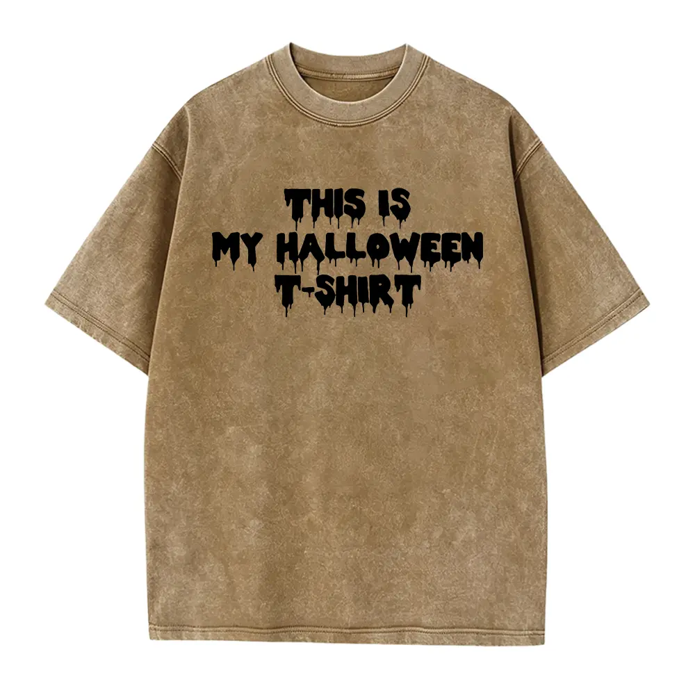 Zombie Text Custom Halloween Shirt, Custom Halloween T-Shirt, Blood Effect Custom Shirt, Your Design Here Halloween Shirt, Halloween T-Shirt