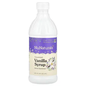 NuNaturals Concentrated Vanilla Syrup, 16 fl oz (0.47 l)