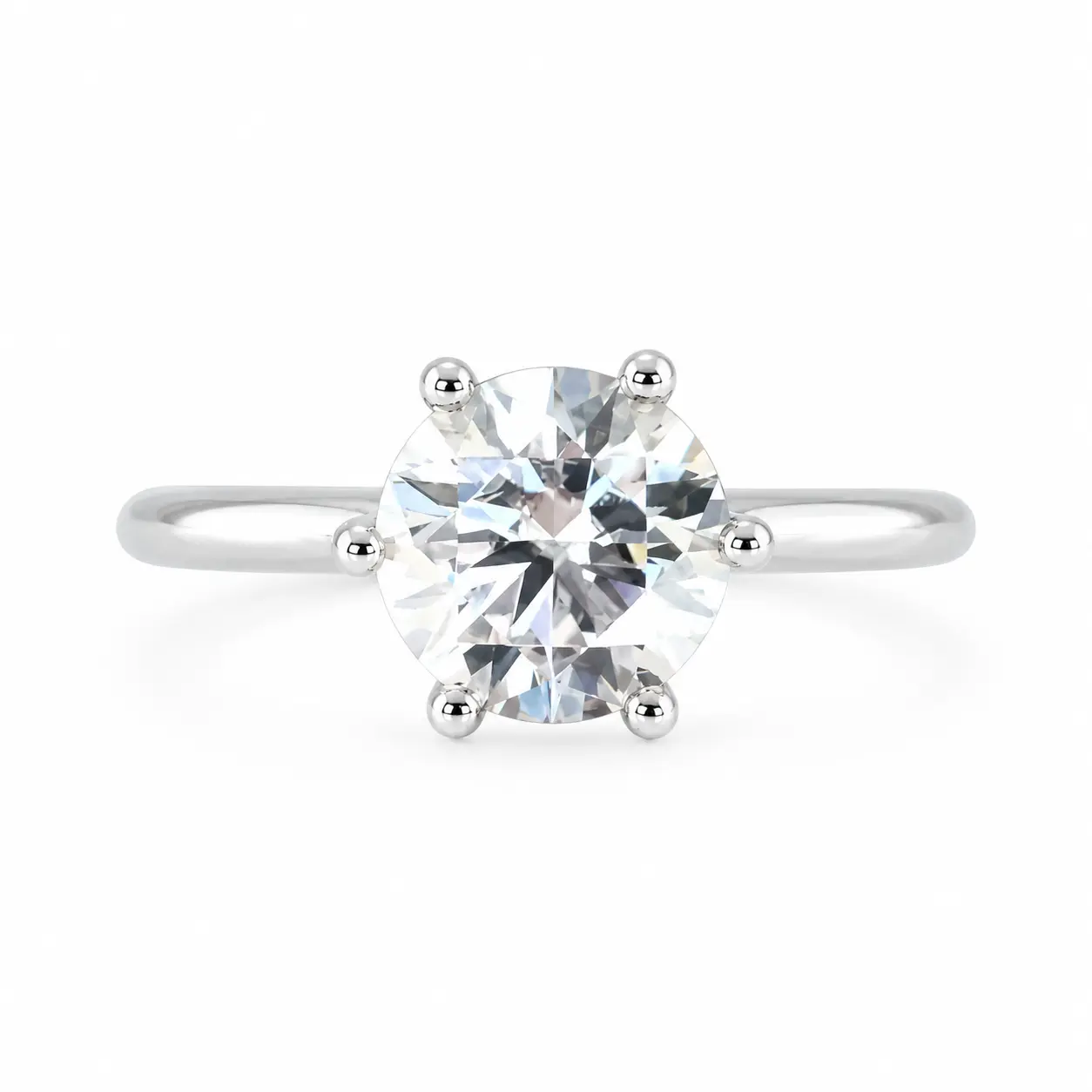 The Cathedral — Diamond Solitaire Ring Lab Grown Bridal