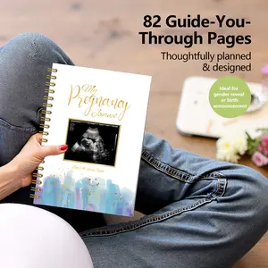 82pages Pregnancy Journal Memory Book,pregnancy announcement kay,Pregnancy Book for Gift,Pregnancy Journals for New Moms,Pregnancy Announcements with Sonogram Photo, Mom Book Diary,Through Third Trimester Milestone Tracker, Cherished Moments