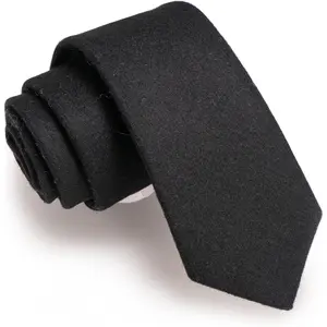 2.4"  Necktie Solid Mens Cashmere  Skinny Tie
