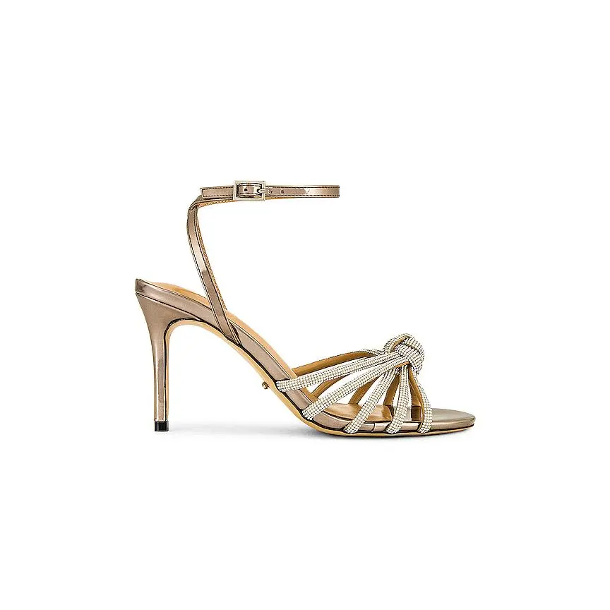 Tony Bianco Helena Sandal in Gunmetal Shine