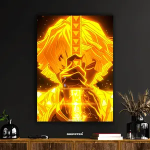 Zenitsu Thunder Breathing Anime Poster