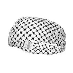 Keffiyeh Headband Soft Cotton Stylish for Men and Women Lightweight Breathable