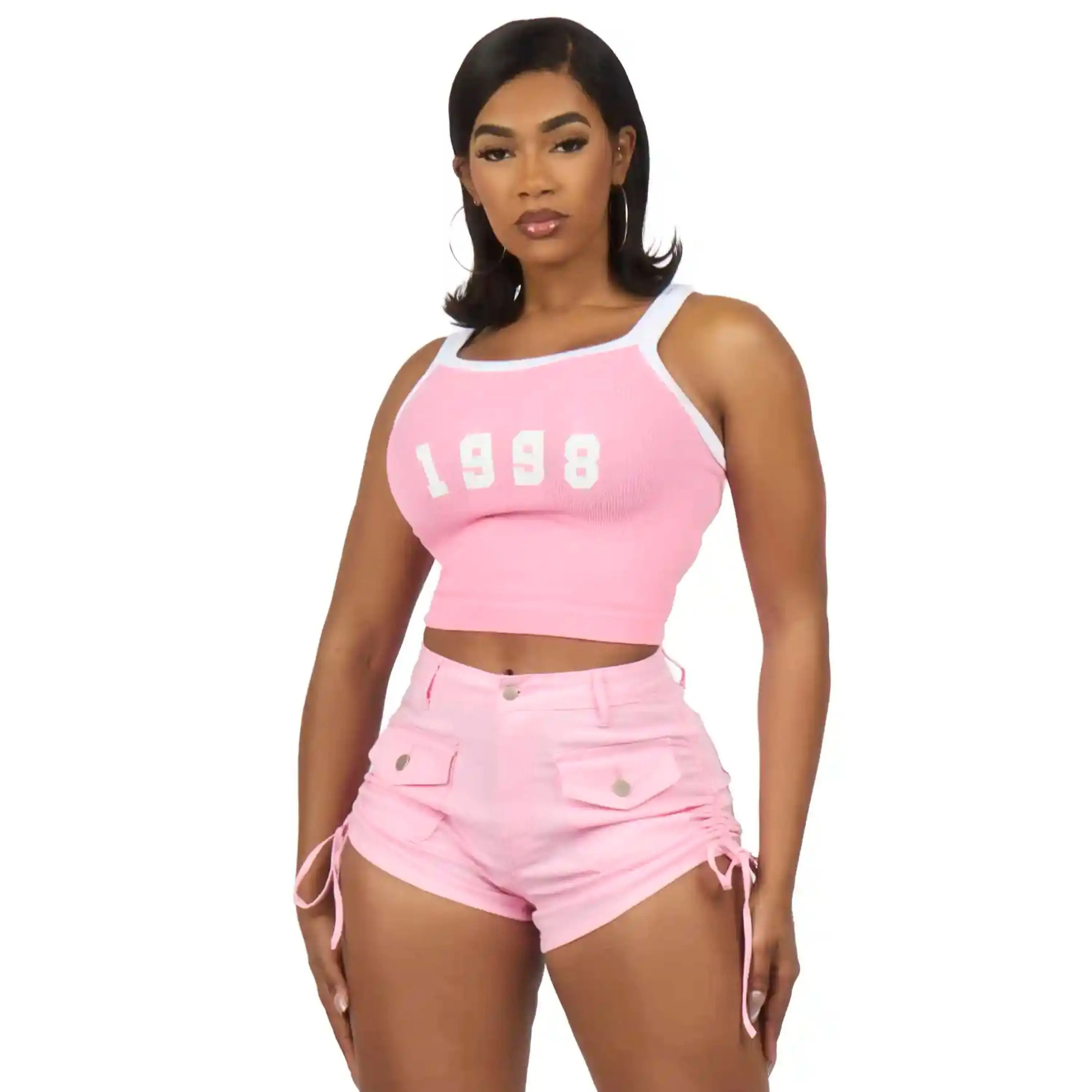 Shaneeka Pink Tank Top