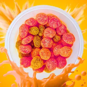 Sour Mango Gushiez 6oz Jar - Sour Candy -  sour snack | Chamoy Calavera sour snack sour belt sweet sour power tiktok viral