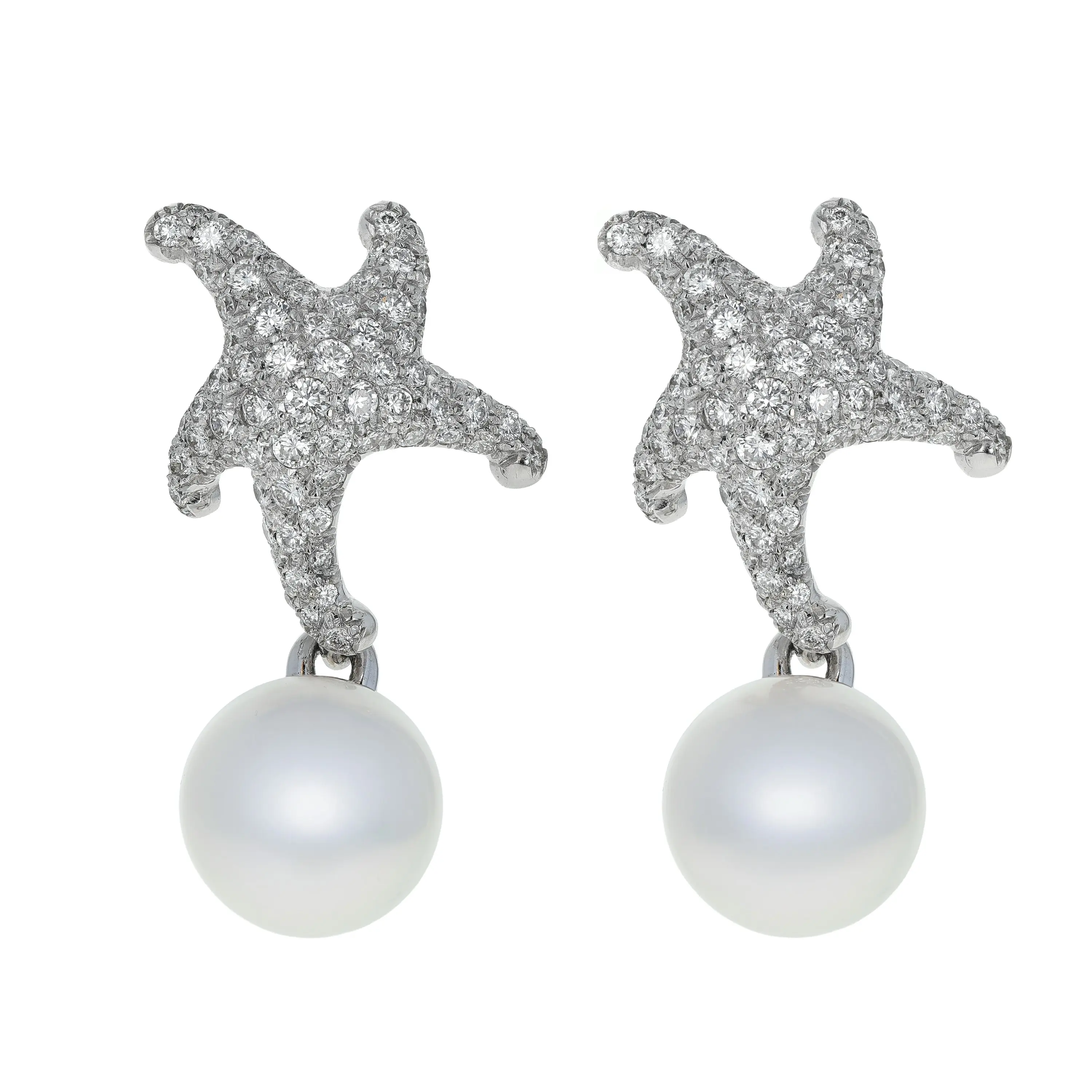 Pre-owned Mikimoto Delphina Drop Earrings