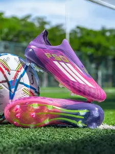 Men's Premium Seamless Soccer Cleats - Non-Slip, Durable Outdoor Lawn Football Boots with Super Grip & Ankle Support, High-end, Fashion