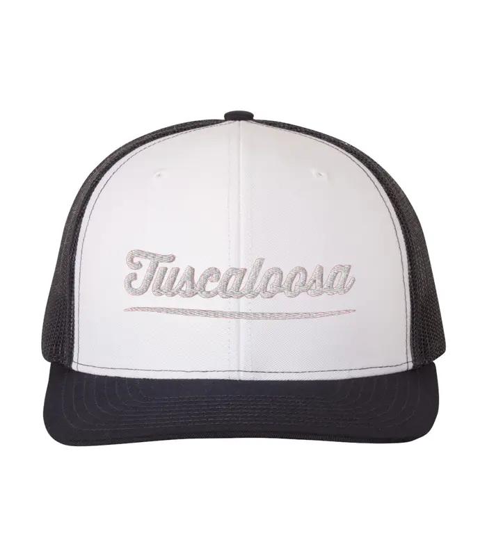Tuscaloosa Alabama Embroidered Richardson Trucker Cap, Sport Cap, Cap For Sport Lover