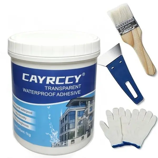 Clear Waterproof Sealant Glue | Outdoor & Indoor Leak Repair for Roof, Window, Pipe, Tile | Fast Drying, Paintable, Permanent Bond | Shipped from USA magic transparent transparente pegamento, Waterproof Adhesive, Invisible Waterproof Sealant
