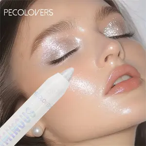 1pc White Highlighter Pen, Shimmer Highlighter Stick with Long-Lasting, Multi-Use Eyeshadow & Cheek Bone or Nose Highlighter for Gloss Makeup Looks, Makeup Highlighter|Shimmering Highlighter|Natural Finish