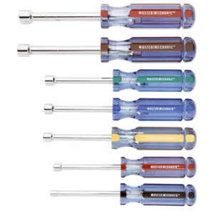 212 MAIN Disston 255395 0.31 in. Master Mechanic Impact Magnetic Nut Drivers, 2-Pack, High Quality Hardware Hand Tools