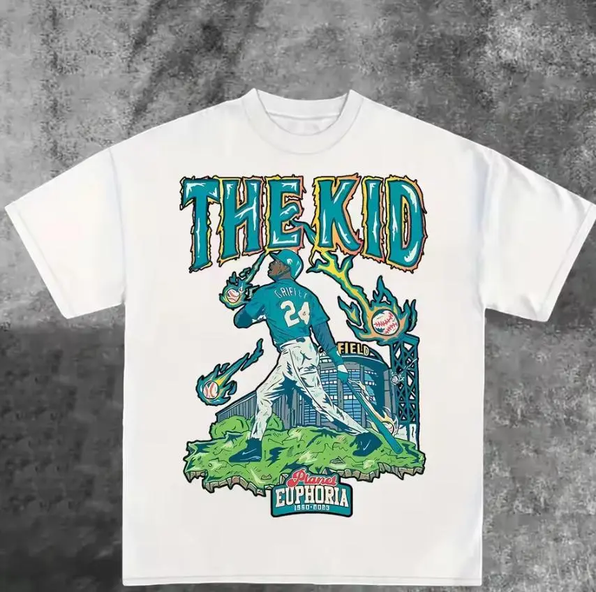 Youth and Adult Ken Griffey Seattle Classic Edition Planet Euphoria Shirt, 90s Graphic Tees, Graphic Tee, Kids Clothing, Youth Clothing, Boys Clothing