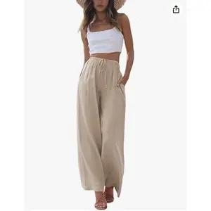 Linen Pants – Relaxed Boho Essential for Casual Wear, Summer Vibes, and Everyday Ease