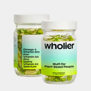Multivitamin for Plant-Based People, Vegan Essential Vitamins, Minerals + Omega-3s
