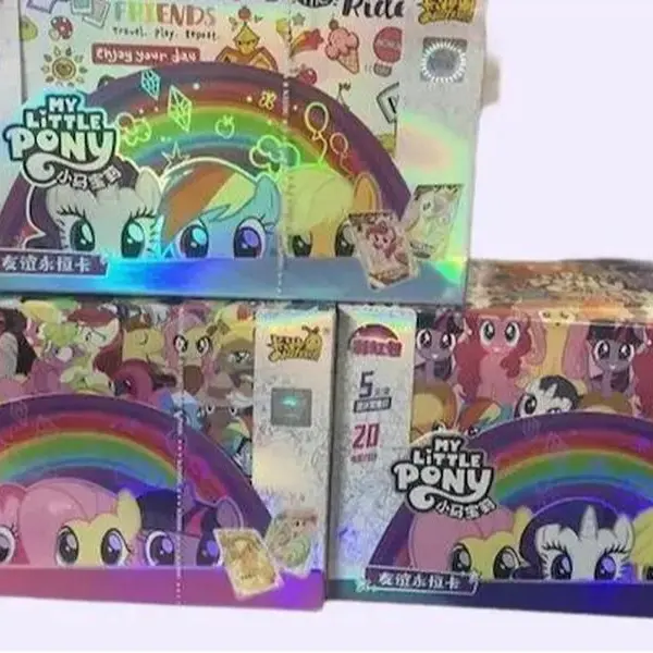 Kayou Official My Little Pony Rainbow Trading Card Game Box - Cartoon Character Card Collectibles, Collectible Pack with Wide Pony Lineup Fuels Every Chase, Variety for Hobby Enthusiasts