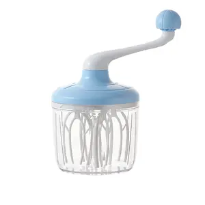 Household Baking Tools Cake Cream Beater Stirring Rod Egg White Foaming Machine Semi-Automatic Hand Operated Egg Beater Utensils Kitchen Traditional