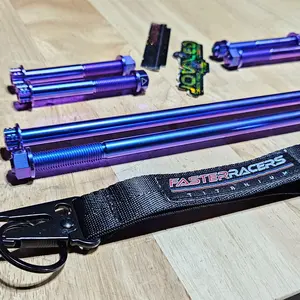 Faster Racers Banshee Control Arm Titanium Bolts + Nuts Kit for Enhanced Performance and Reliability