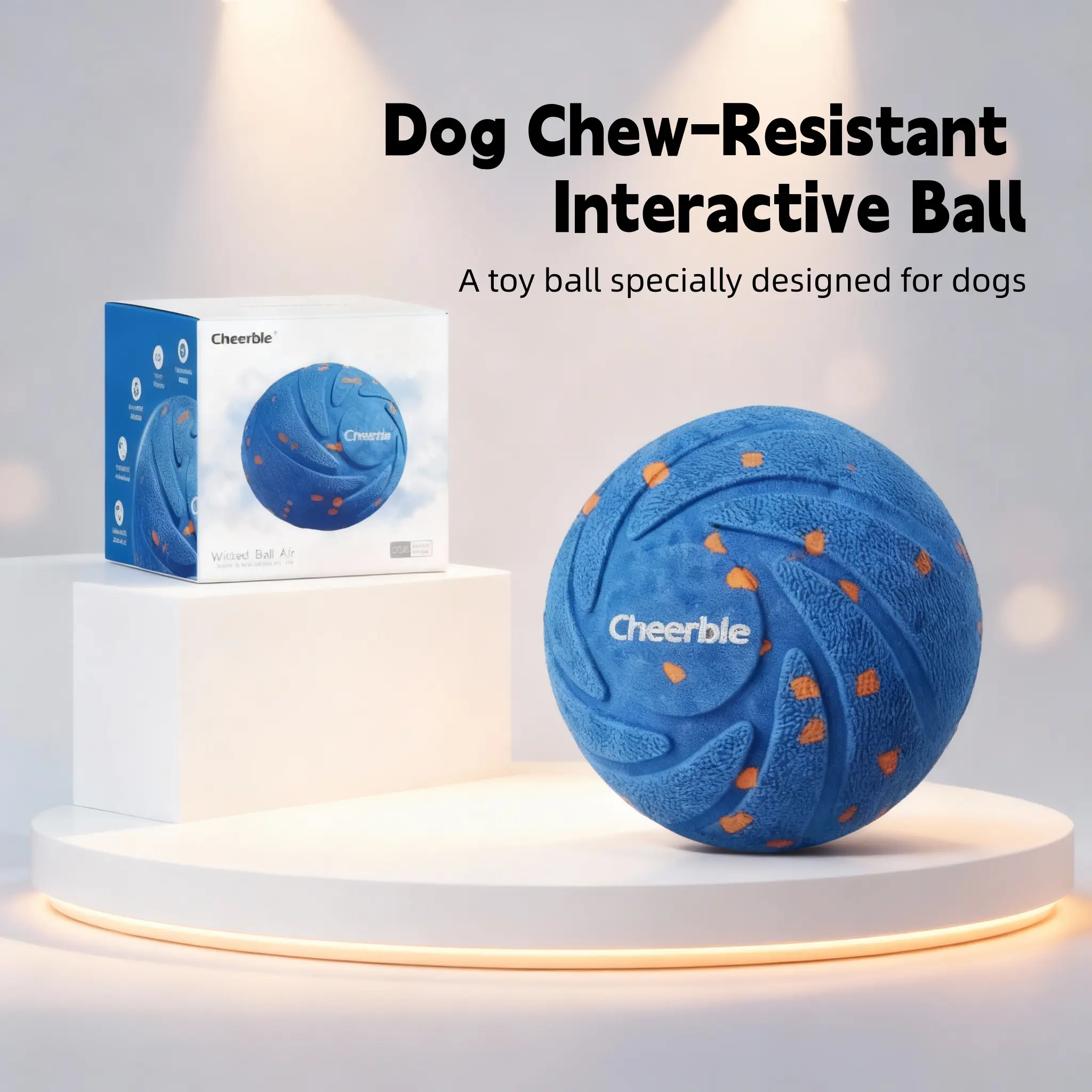 Cheerble's latest two intelligent interactive dog toy balls automatically move to relieve boredom and bring joy. They can also protect dogs' teeth and gums - suitable for small, medium and large breeds, and can be used both indoors and outdoors. tiktoksho