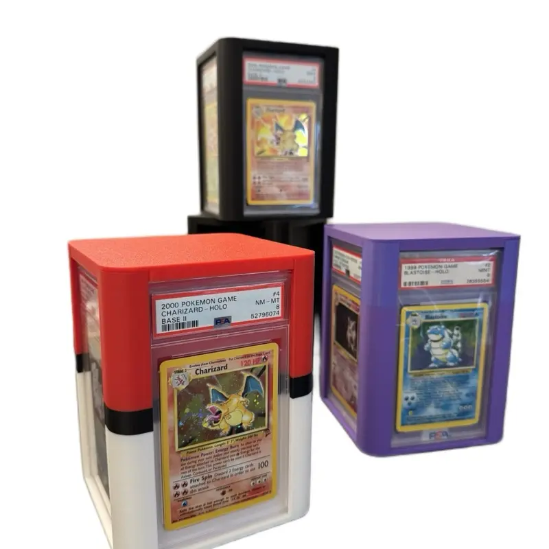 Slab Cube Storage  the ultimate solution for organizing and showcasing  your valuable PSA-graded cards. Capacity: