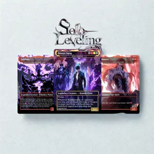 Solo Leveling Commander Deck • Jinwoo Sung Mtg Proxy Deck • Solo Leveling Proxy Card • Custom Mtg Proxies • Mtg Proxy • Mtg Deck Box