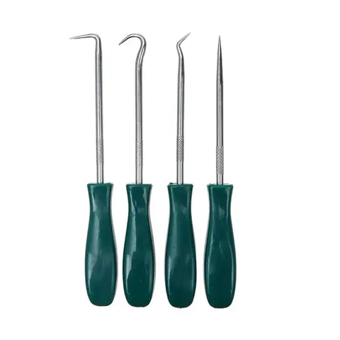 Mini Hook and Pick Set, Compact, Portable and Versatile, Car Oil Seal Screwdriver Set, O-ring Seal Gasket Puller Remover, Gasket Removal, Pick Hooks Repair Tools for Car, Car Maintenance, Hand Tools, Hardware, Handle