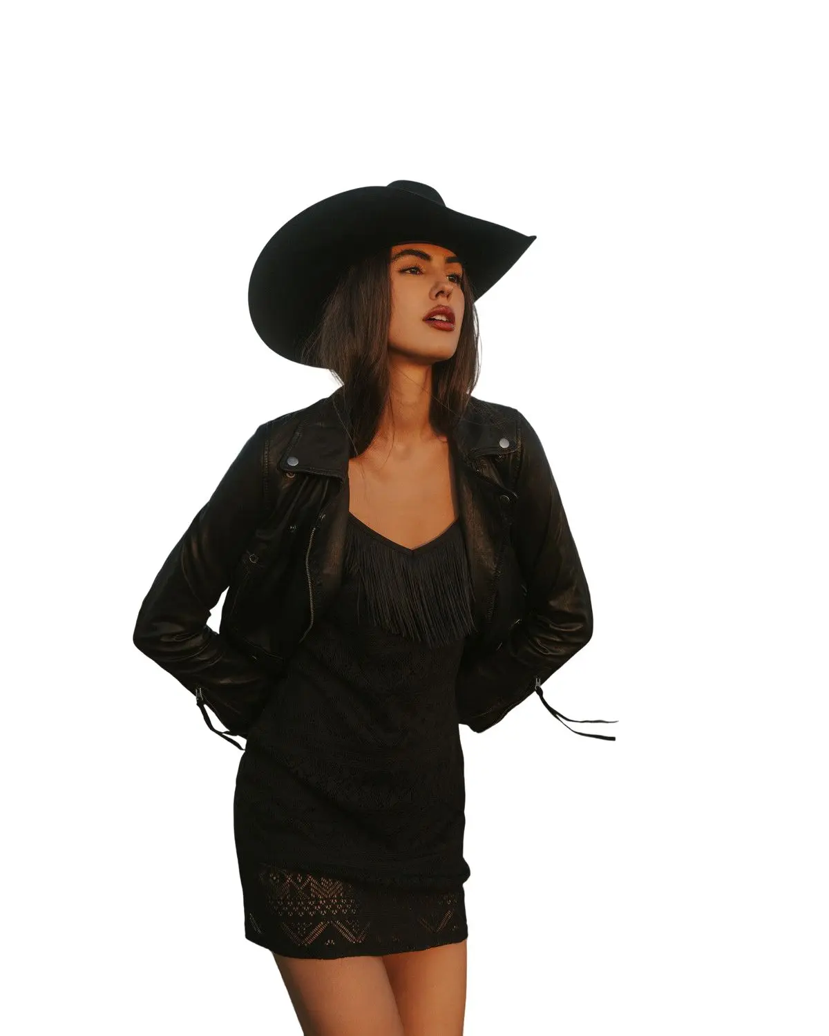 Idyllwind Women's Women'S Ashton Leather Moto Jacket - Iwfa24o91-Blk