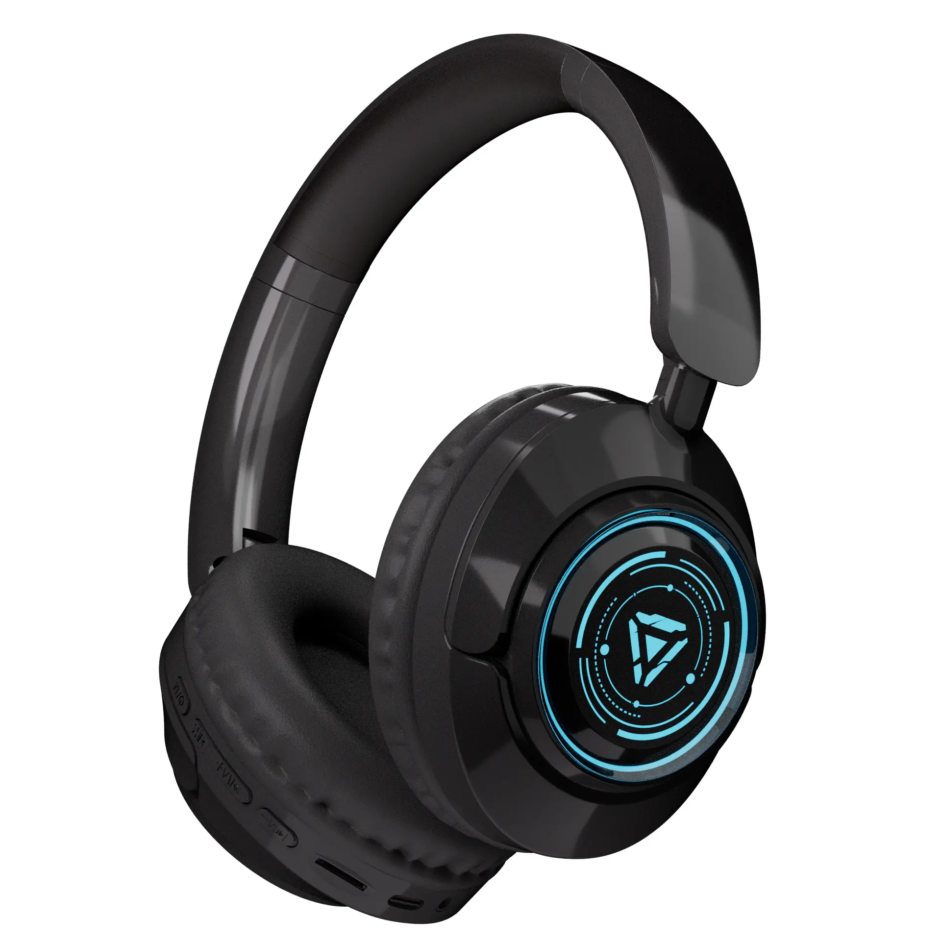 Over-Ear Wireless Headphones - E-Sports Foldable Bluetooth Headsets with Noise Cancellation for Phones, Computers