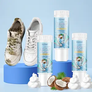 3PCS White Shoe Cleaning Brushes with Foam Mousse Cleaner, Travel-Friendly All-Purpose Household Cleaning Tool for Sneakers, Footwear