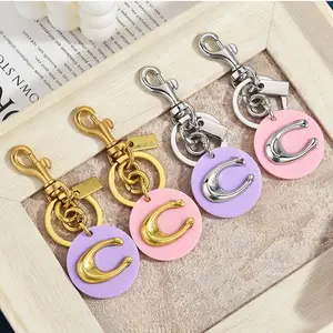 Rainbow Color C Bag Pendant, Handbag Wallet Keychain Accessory, Christmas Gift for Women, Jeans Chain Charm, Decoration