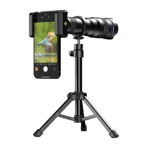 APEXEL Smartphone 36x Telephoto Lens Kit, Universal Clip-On Camera Lens for iPhone and Most Smartphones—High-Definition Photography Lens. High-Powered Telephoto Lens Ideal for Concert Photography and Birdwatching.