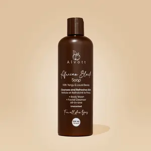 Black Soap with Yangu and Laurel Berries (unscented)