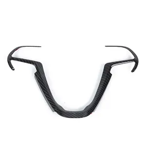 Automotive Steering Wheel Strip Cover Frame Trim, Car Interior Decor Accessories for Car, Perfect Fit for 2014-2020 Jeep Grand Cherokee/2014+ Cherokee, DIY Install