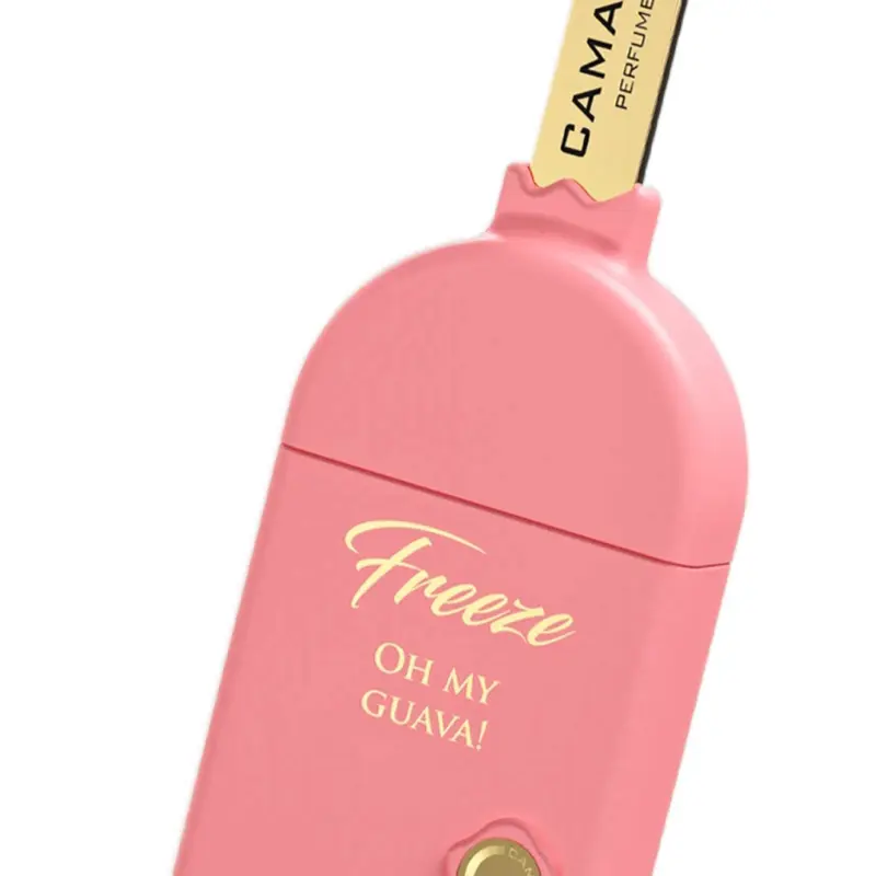 Oh My Guava! Freeze Camara Eau de Parfum 3.4oz Made in UAE - Pink Bottle with Gold Accents
