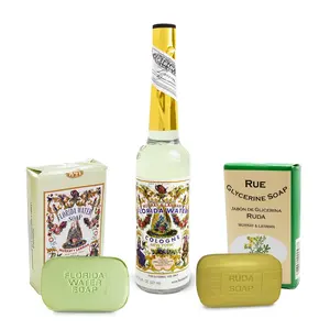 Florida Water Kit Set Bar Soap 3.3 oz Scented Soap Bar/Jabon De Tocador Agua De Florida