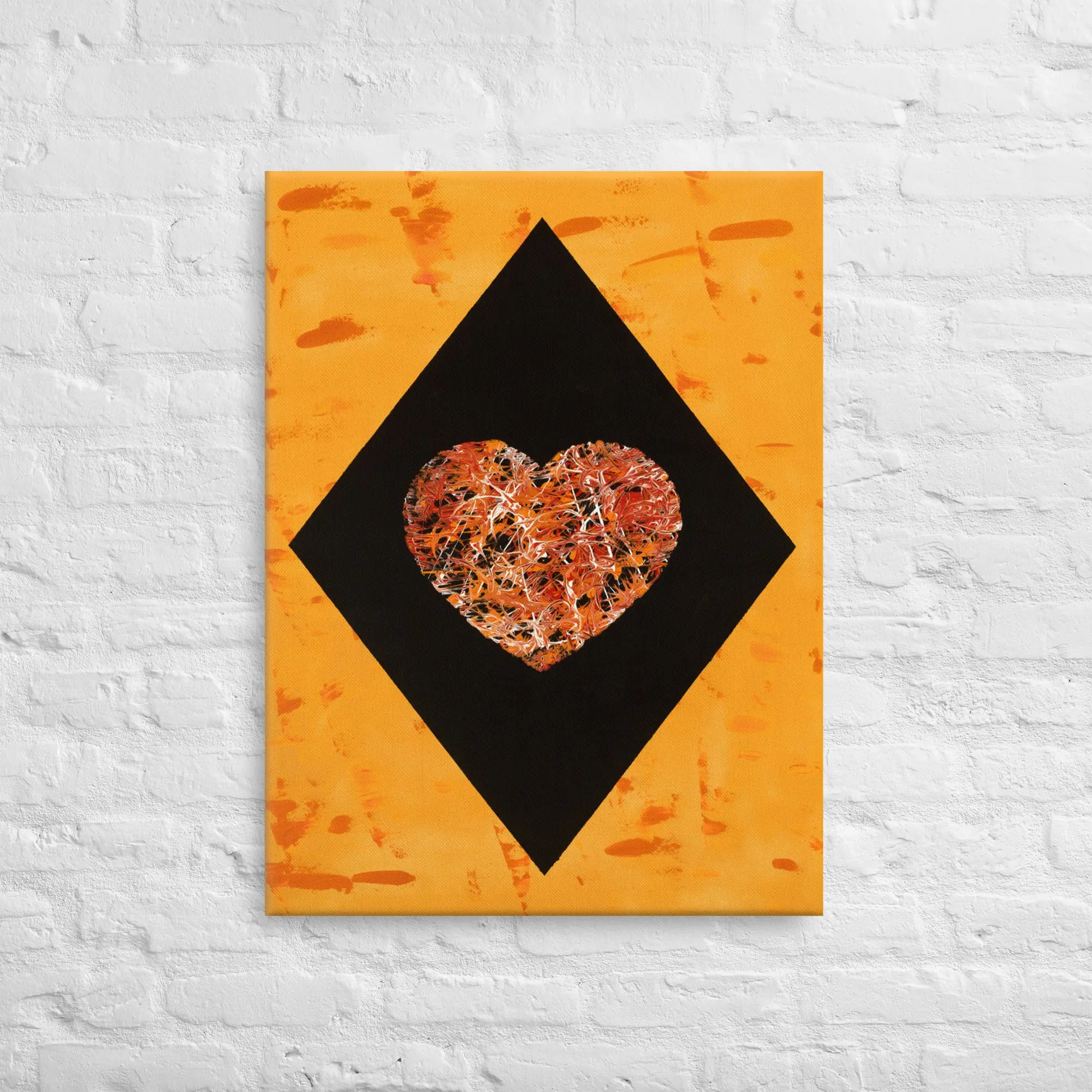 "Love In Orange" by Genesis Be (No Frame)