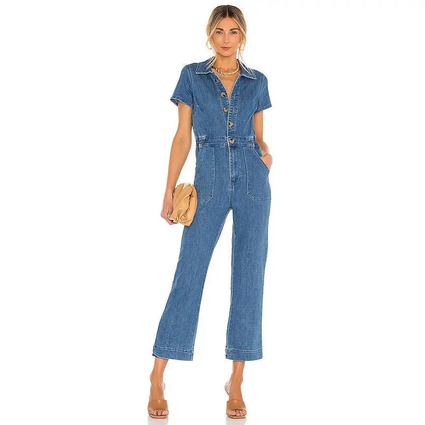 Show Me Your Mumu Emery Jumpsuit in French Blue