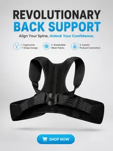 Hunchback Correction Students Children Anti-Spinal Lumbar Scoliosis Men's and Women's Protective Correction Open Shoulder Strap