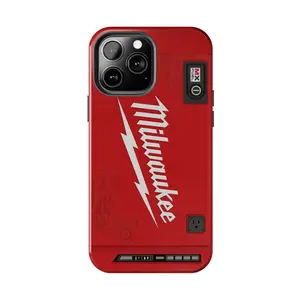 Milwaukee Heavy Duty Phone Case, Red Power Tool Aesthetic Shockproof Case for iPhone 17 - 11 Pro Max Plus Mini X XR XS 7 8 Plus or SAMSUNG GALAXY S25 - S21 Ultra Plus