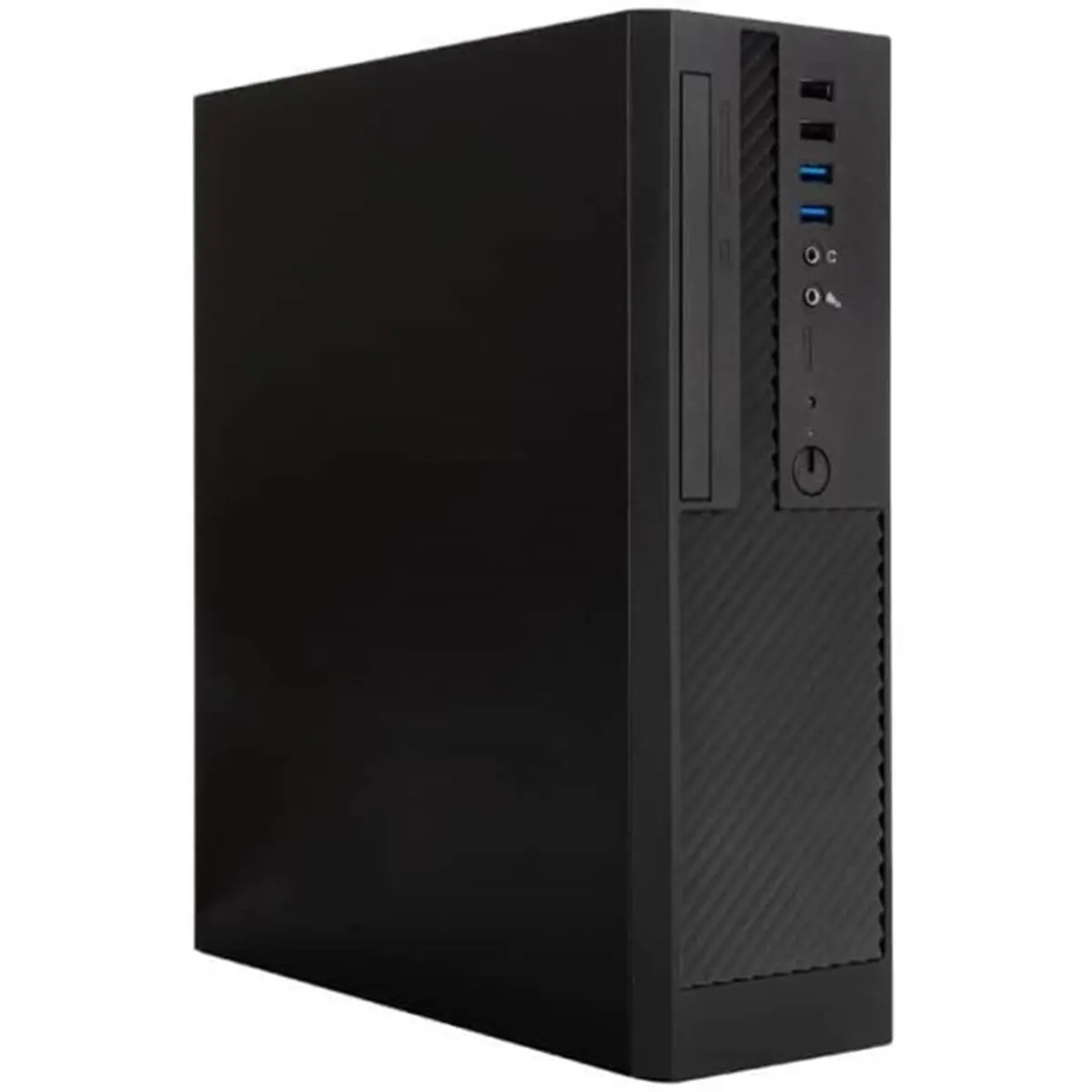 212 MAIN Micro-ATX Desktop Case - 300W Power Supply, Tool-Less Detachable Cage, 12v, 13 lbs, 15.1x5.8x13.3 in, Compact Size, Card Reader Front Ports, Expandable Storage Holder for Home Organization, 15.1 X 5.8 X 13.3 In