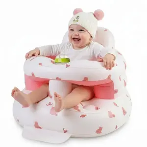 Inflatable Baby Seat,3–36 Months Inflatable Baby Seat with Air Pump – Infant Sitting Chair for Indoor & Outdoor Use, Helps Babies Learn to Sit