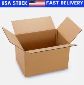 100 8x6x4 Cardboard Boxes Mailing Moving Packing Shipping Box